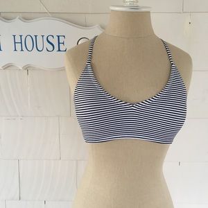 Cross Cross Striped Bikini